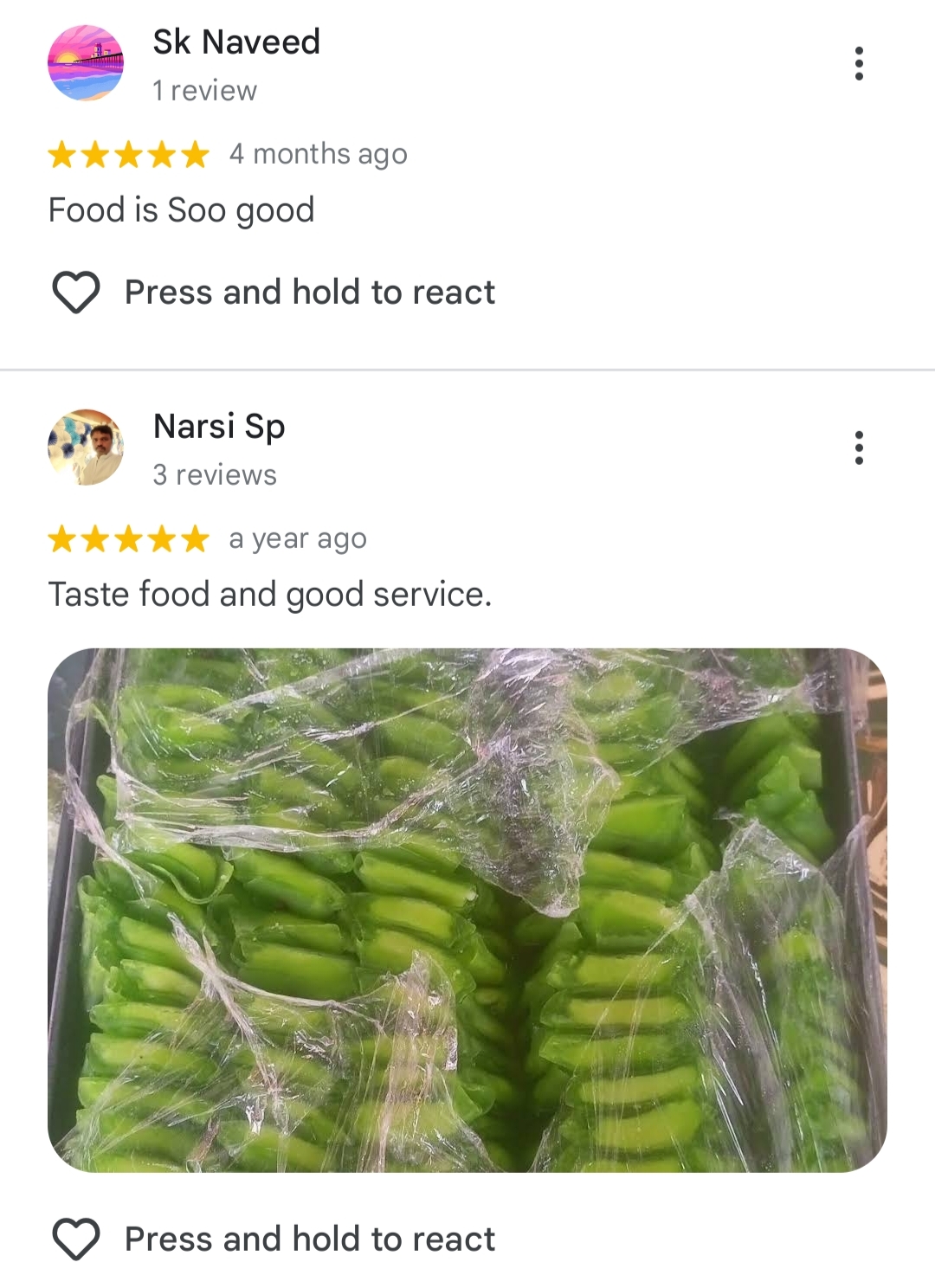 Customer review photo